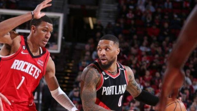 尼克斯不敌开拓者,利拉德上演至尊表现,全场狂砍+ 尼克斯不敌开拓者,利拉德上演至尊表现,全场狂砍+